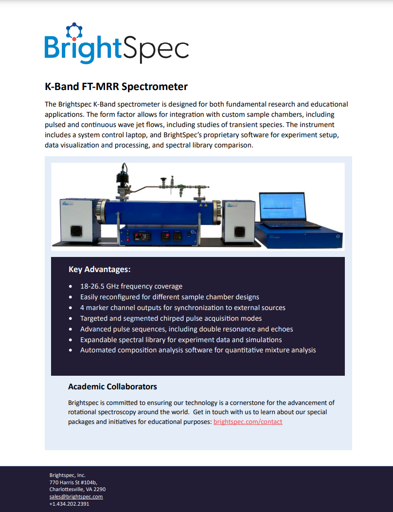 KBand FTMRR Spectrometer